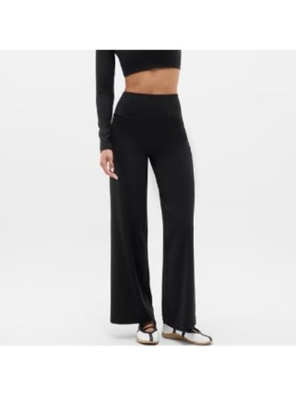 Athleta Black Elation Wide Leg Pant